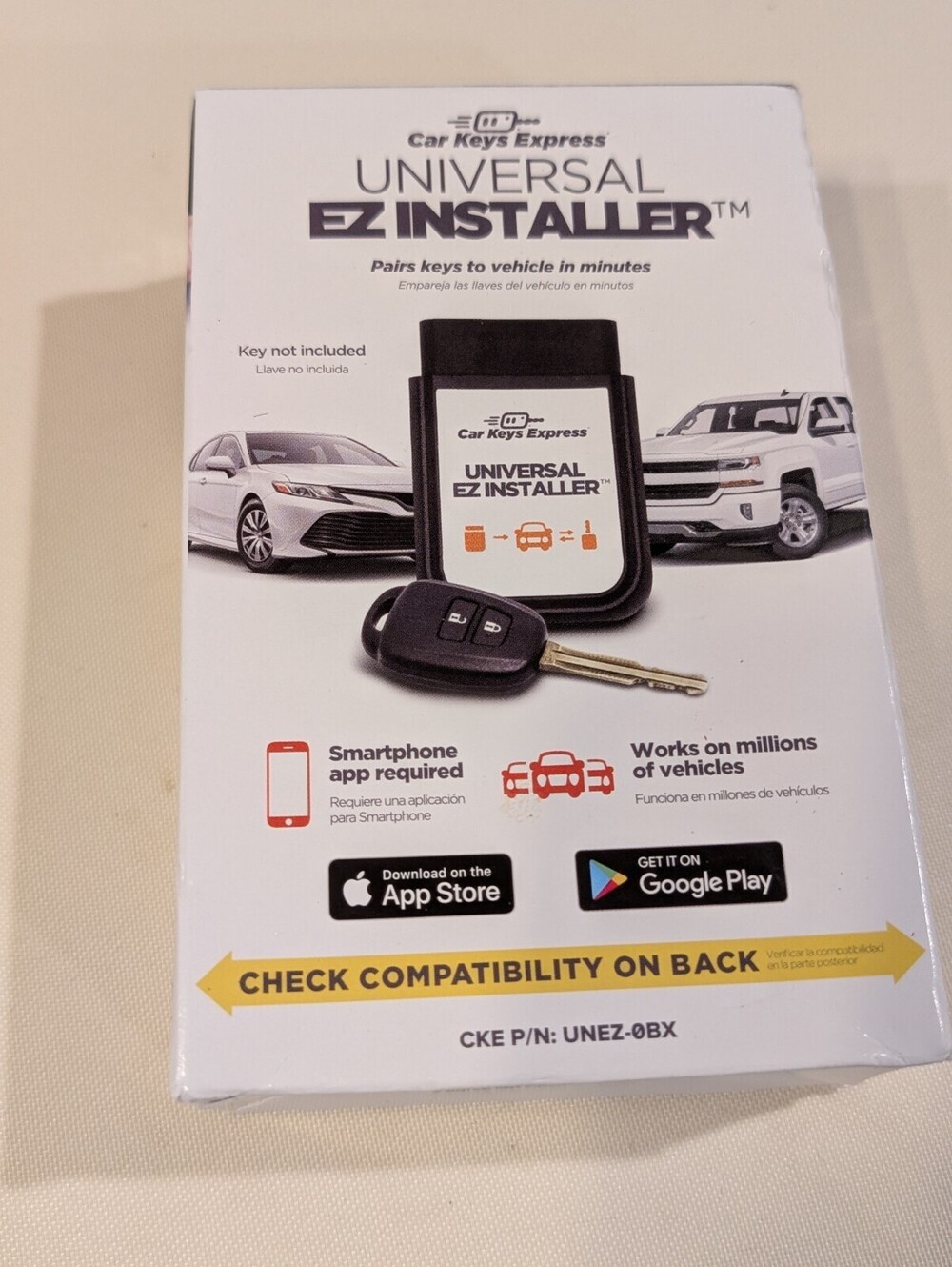 Car Keys Express Universal EZ Installer UNEZ-0BX OBD Key Fob Programmer
